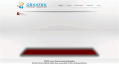 Desktop Screenshot of dekatek.com